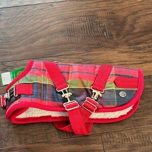Not for sale. Plaid Dog Coat